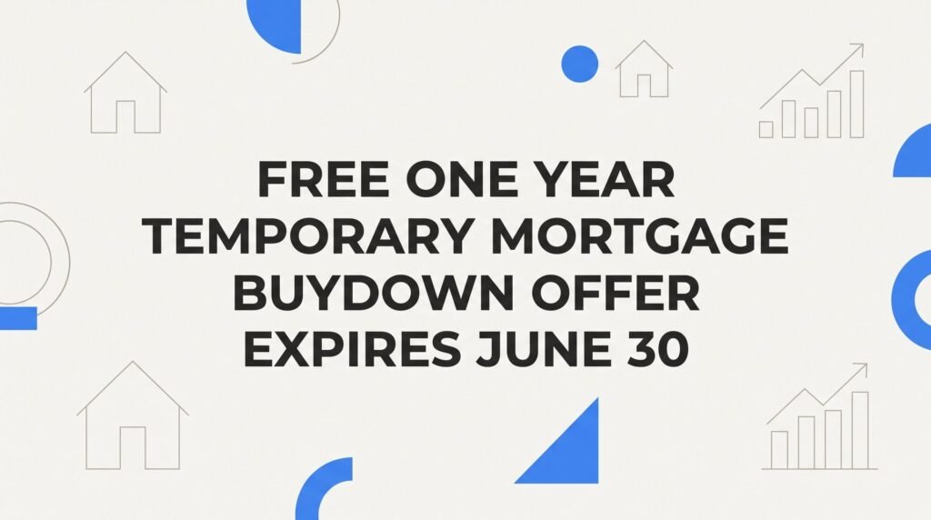 7 Strategies to Maximize the Free One-Year Temporary Mortgage Buydown Before June 30