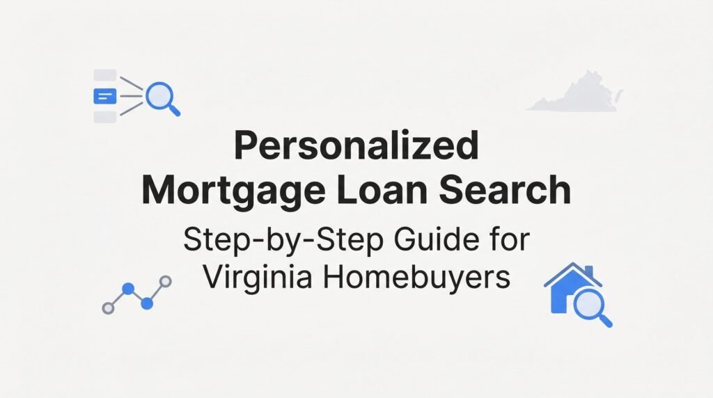How to Run a Personalized Mortgage Loan Search: Step-by-Step Guide for Virginia Homebuyers