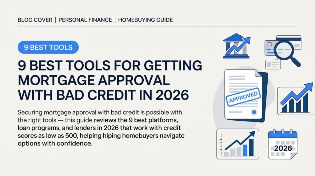 9 Best Tools for Getting Mortgage Approval With Bad Credit in 2026