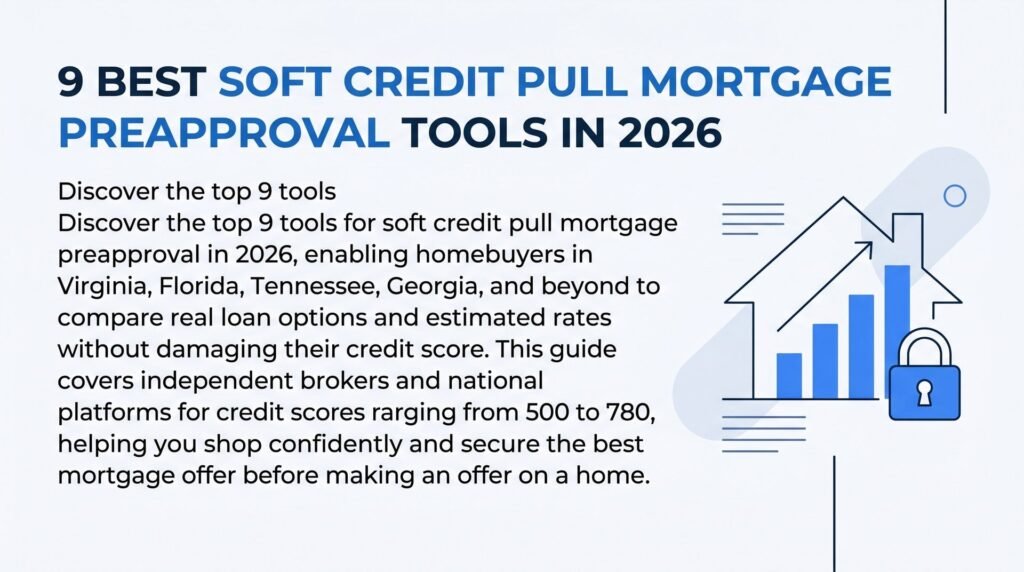 9 Best Soft Credit Pull Mortgage Preapproval Tools in 2026