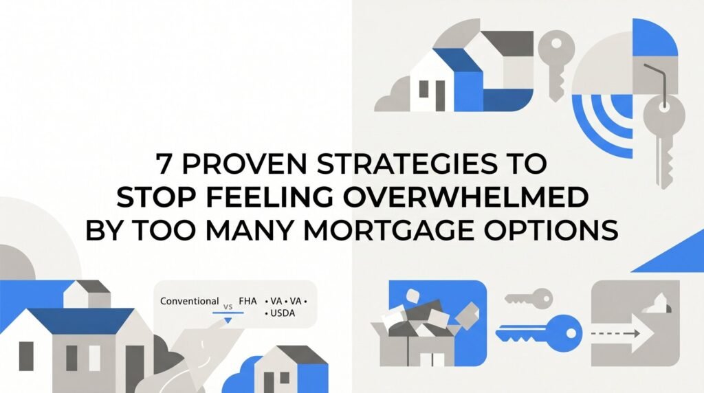 7 Proven Strategies to Stop Feeling Overwhelmed by Too Many Mortgage Options